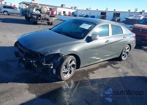 2024 Hyundai Elantra Limited from USA, damaged, VIN KMHLP4DG5RU676260